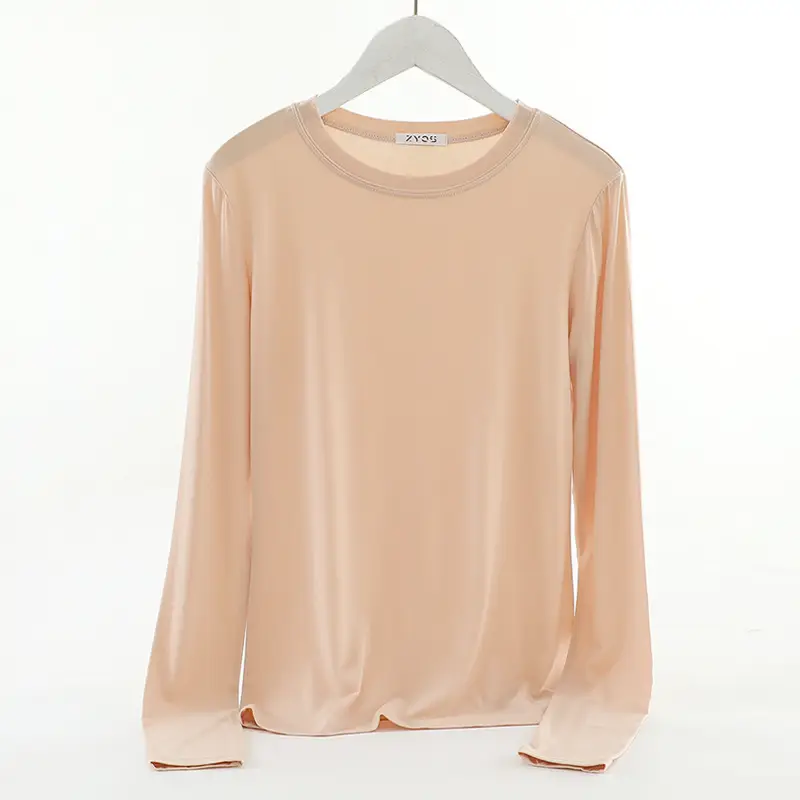Women's Long Sleeve Black T-Shirt Large Size - Image 5