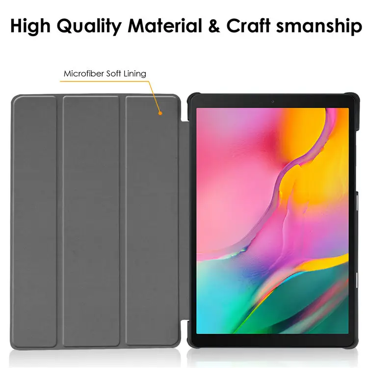 Lenovo M10 Tablet Red Leather Case Viewing Typing Mode - Image 18