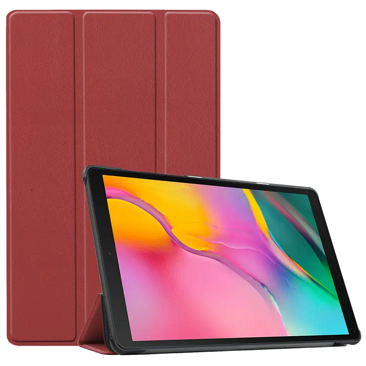 Lenovo M10 Tablet Red Leather Case Viewing Typing Mode - Image 12