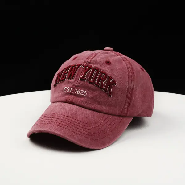 New York Embroidered Baseball Cap for Men Women — feature 3
