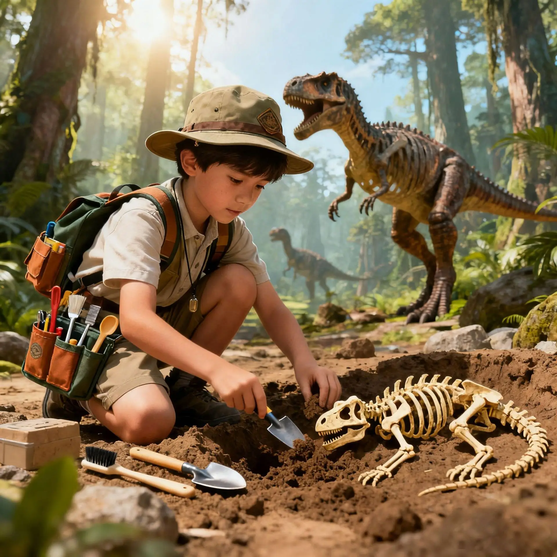 Dinosaur Fossil Excavator Toy for Kids - Image 6