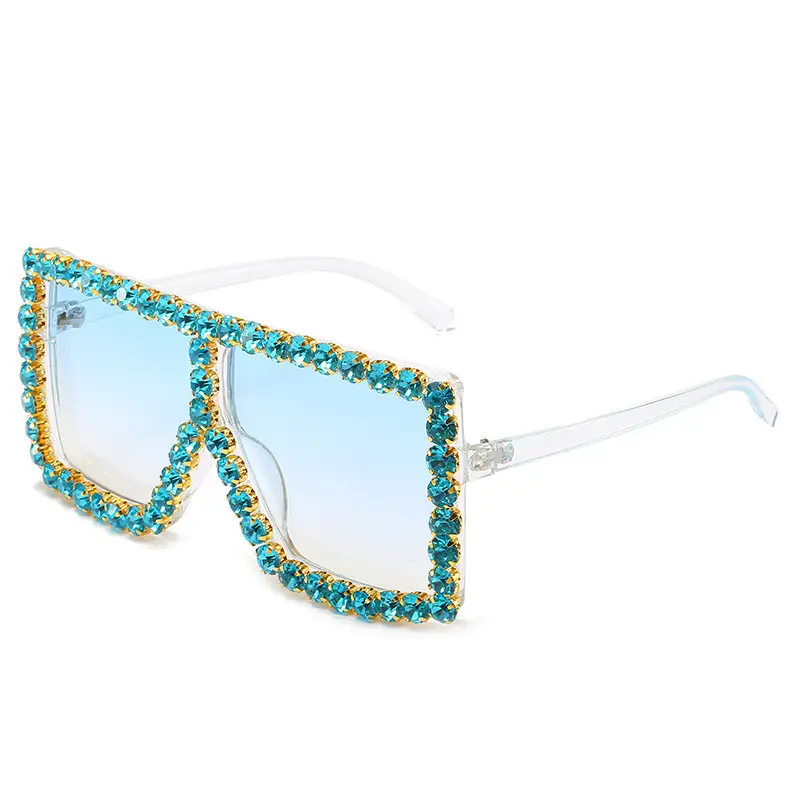Diamond Encrusted Women Sunglasses Retro Fashion - Image 5