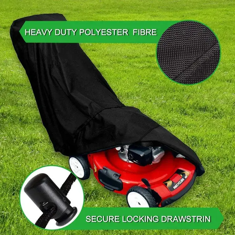 Handheld Rainproof Lawn Mower Cover with UV Protection - Image 13