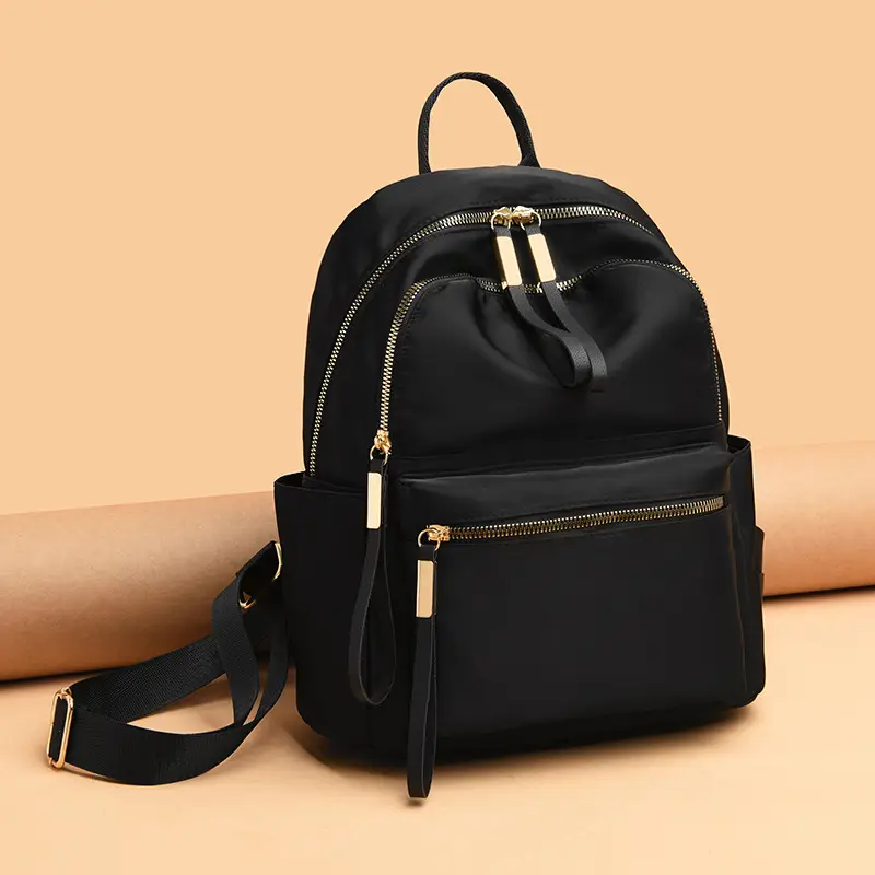 Women Red Nylon Crossbody Backpack 2024 New Trendy - Image 6