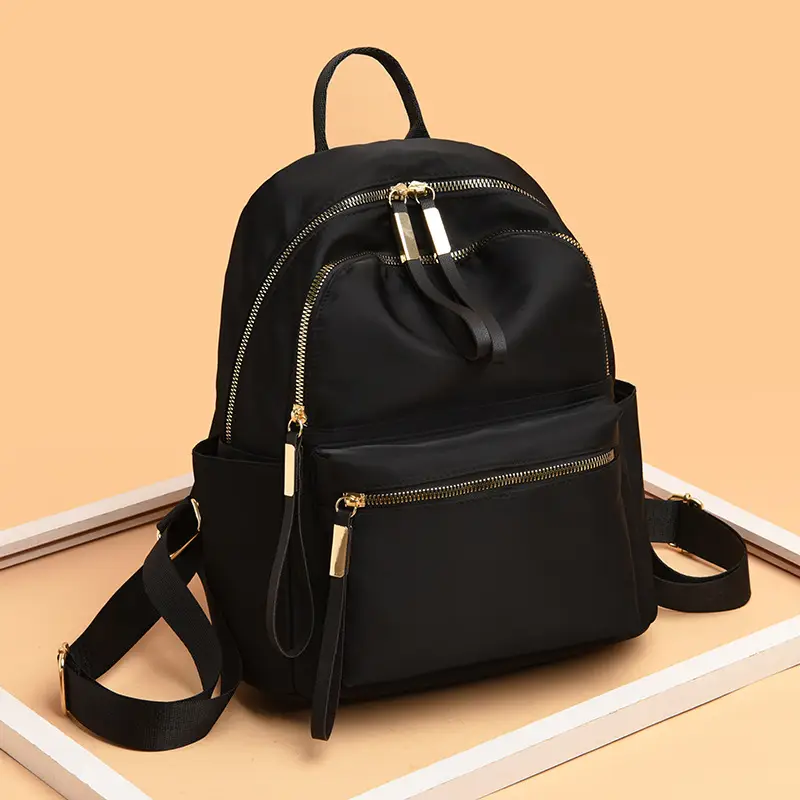 Women Red Nylon Crossbody Backpack 2024 New Trendy - Image 7
