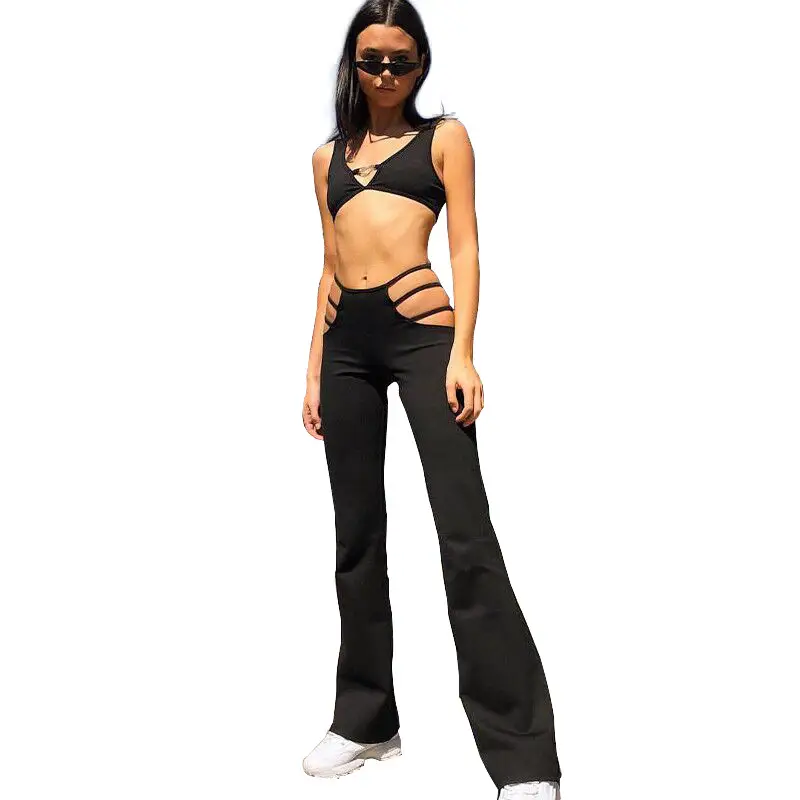 Women Leopard Print Ripped Leggings High Waist Sports Yoga Pants — feature 23