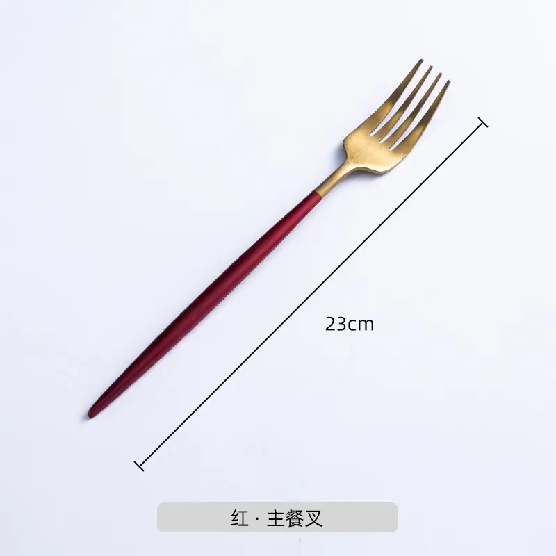 Nordic Steak Knife Fork Set 22.5cm Stainless Steel - Image 13