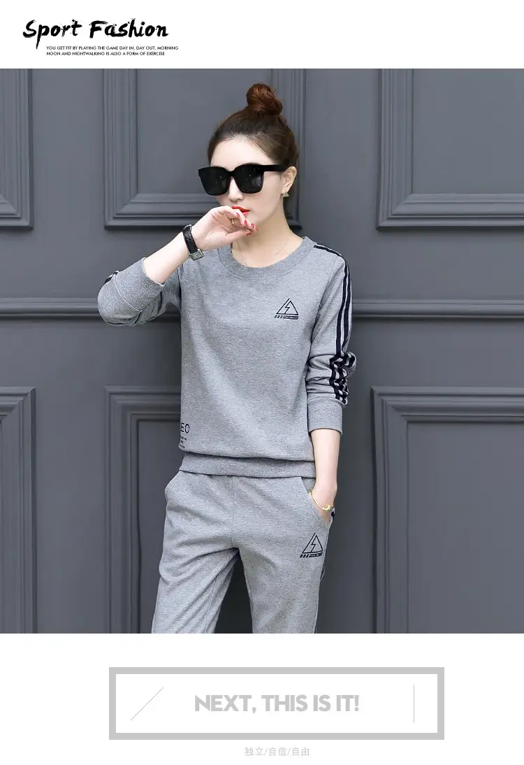 2025 Red Korean Style Women Sports Suit Set — feature 18