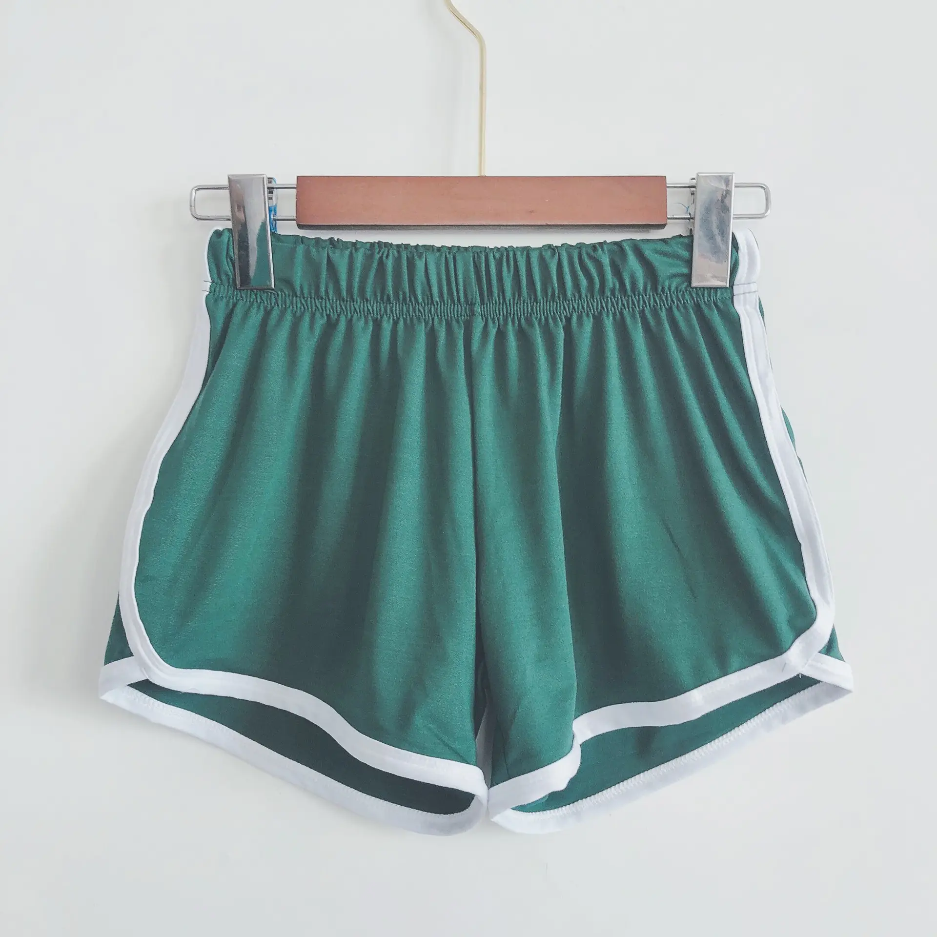 Women's Pink Elastic Waist Shorts 2025 Summer Casual - Image 2