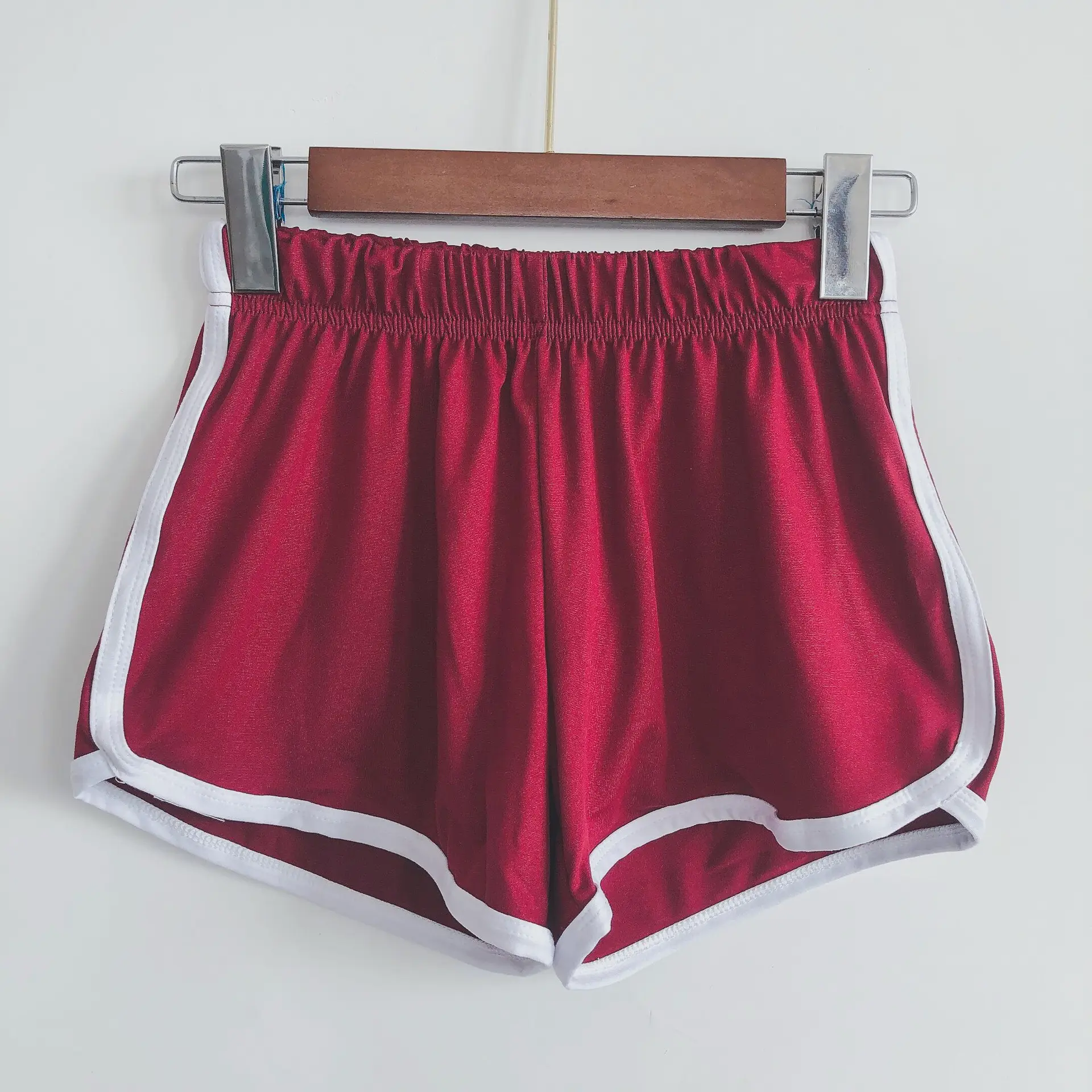 Women's Pink Elastic Waist Shorts 2025 Summer Casual - Image 5