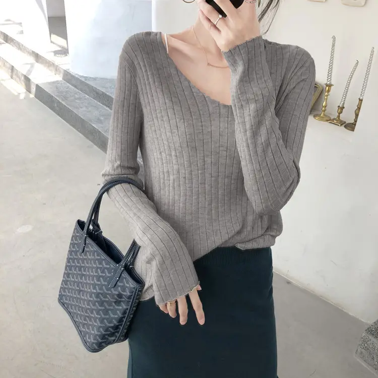 Women Low Neck Knitwear Set Black Yellow Shoulder Bag — feature 34