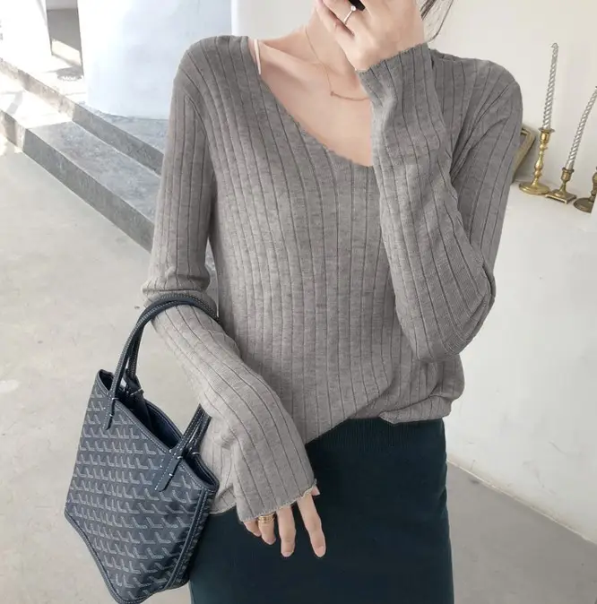 Women Low Neck Knitwear Set Black Yellow Shoulder Bag — feature 44