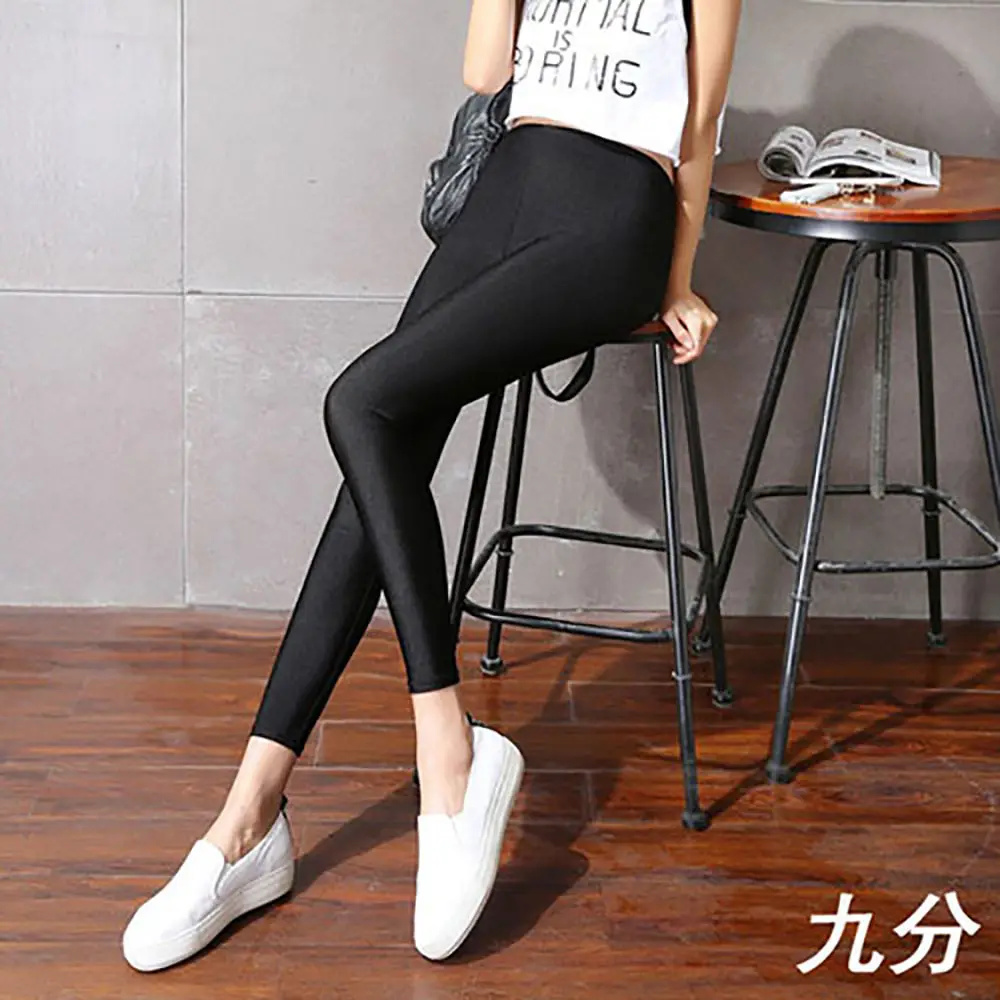 Women's Black Fleece High Waist Pencil Pants Plus Size - Image 12