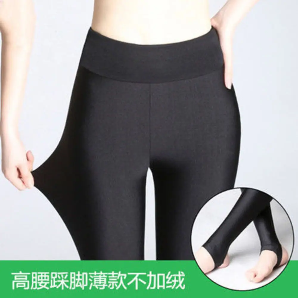 Women's Black Fleece High Waist Pencil Pants Plus Size - Image 9