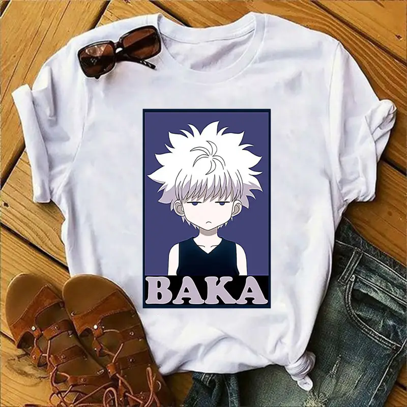 Japanese Anime HUNTER x HUNTER ShorT Top White - Image 15