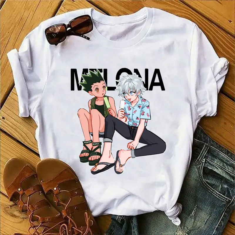 Japanese Anime HUNTER x HUNTER ShorT Top White - Image 8