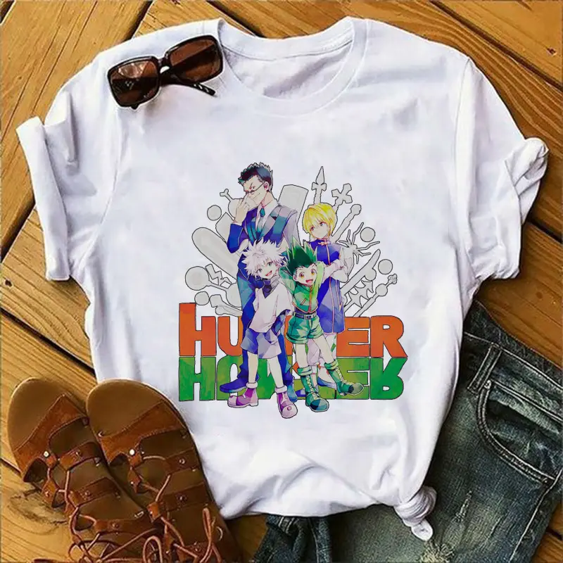 Japanese Anime HUNTER x HUNTER ShorT Top White - Image 10