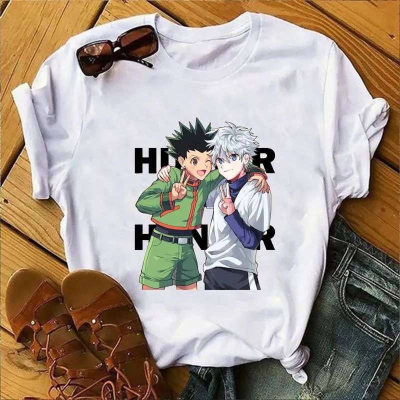 Japanese Anime HUNTER x HUNTER ShorT Top White - Image 11
