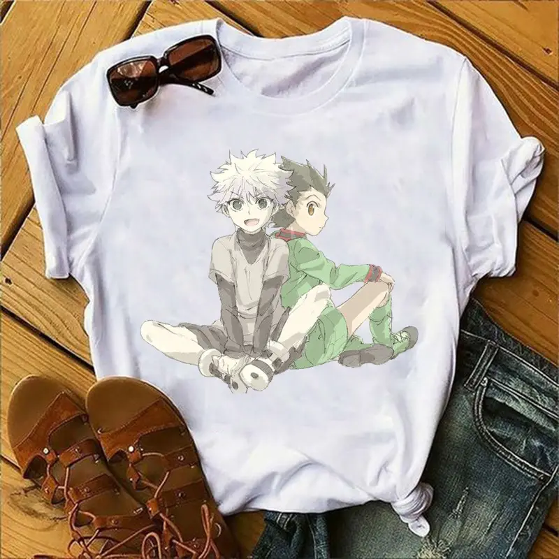 Japanese Anime HUNTER x HUNTER ShorT Top White - Image 12
