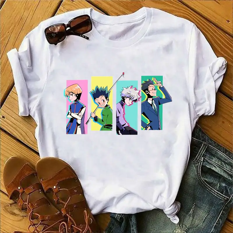 Japanese Anime HUNTER x HUNTER ShorT Top White - Image 13
