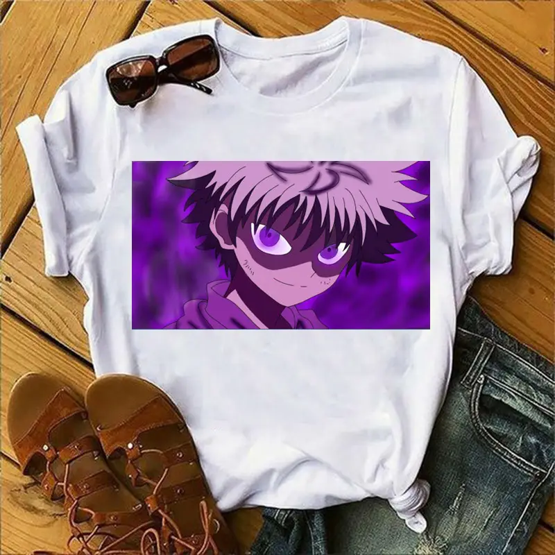 Japanese Anime HUNTER x HUNTER ShorT Top White - Image 5