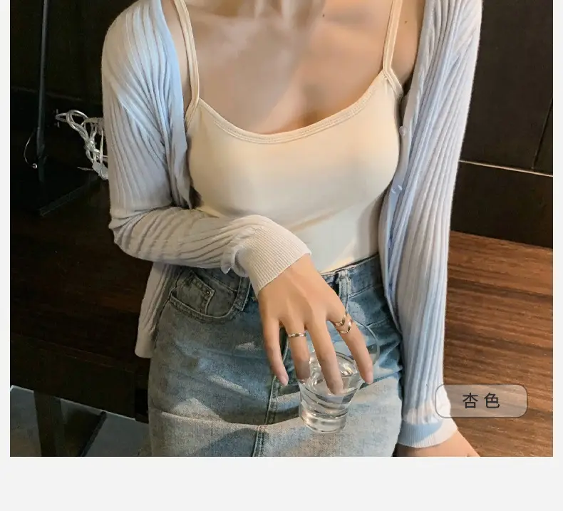 Black Strap Cup Cover for Women Summer Wear — feature 30