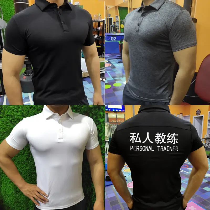 2020 Slim Fit Polo T-Shirt for Men Pink - Image 11