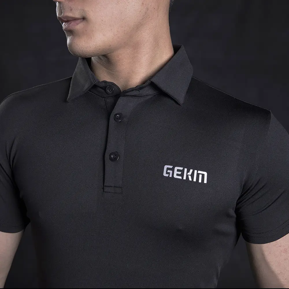 2020 Slim Fit Polo T-Shirt for Men Pink - Image 12