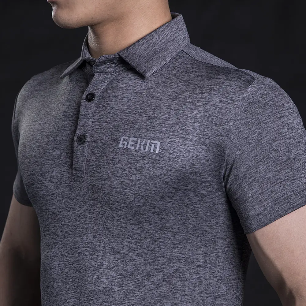2020 Slim Fit Polo T-Shirt for Men Pink - Image 4