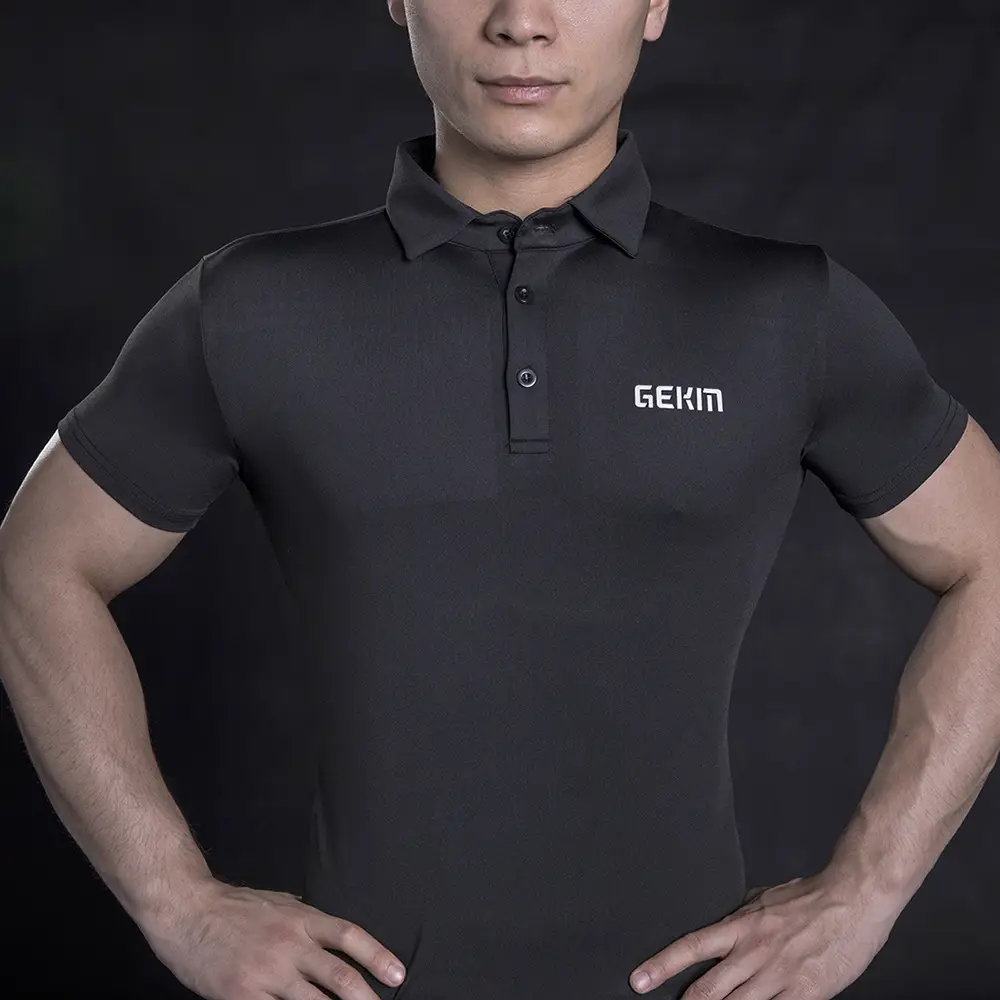 2020 Slim Fit Polo T-Shirt for Men Pink - Image 2