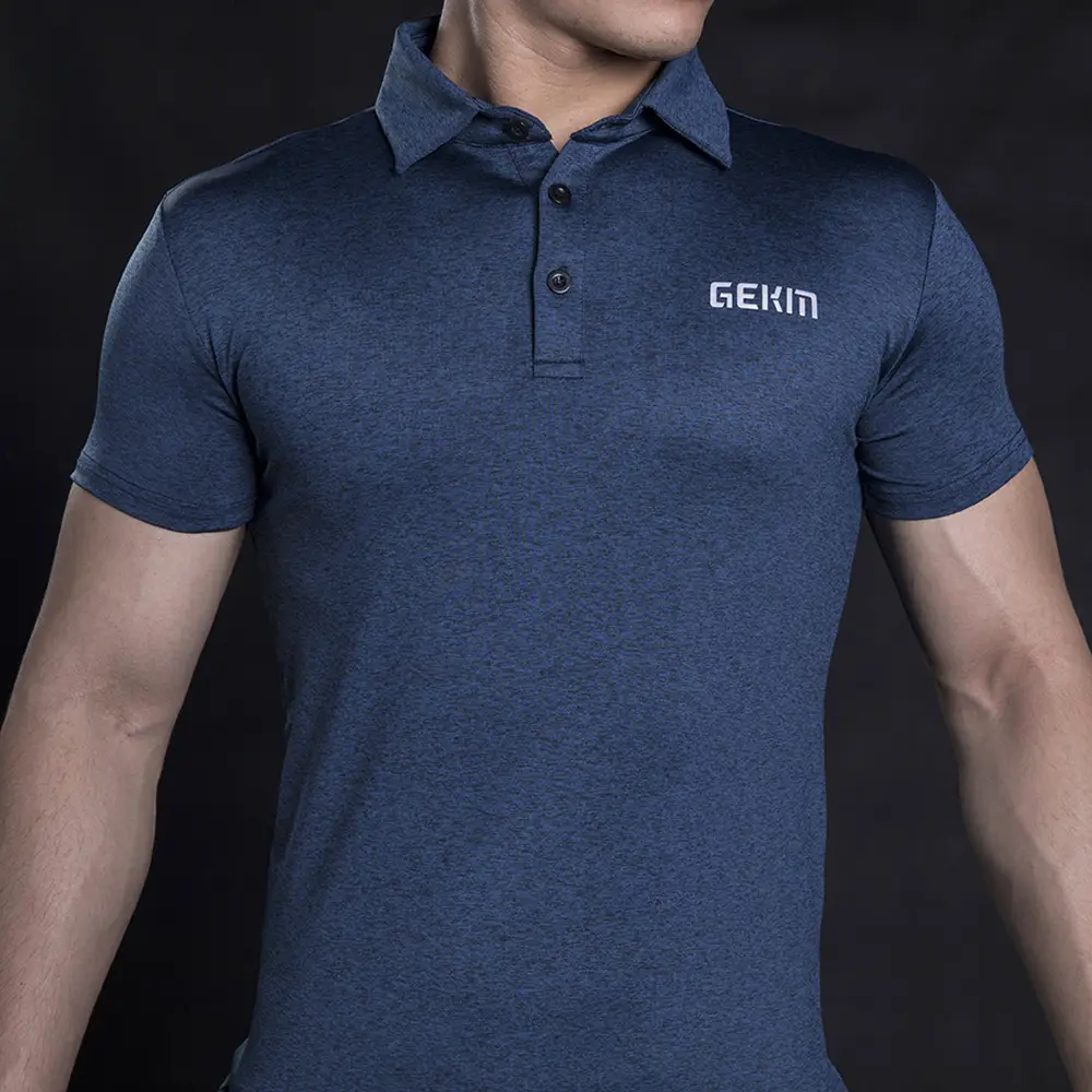 2020 Slim Fit Polo T-Shirt for Men Pink - Image 3