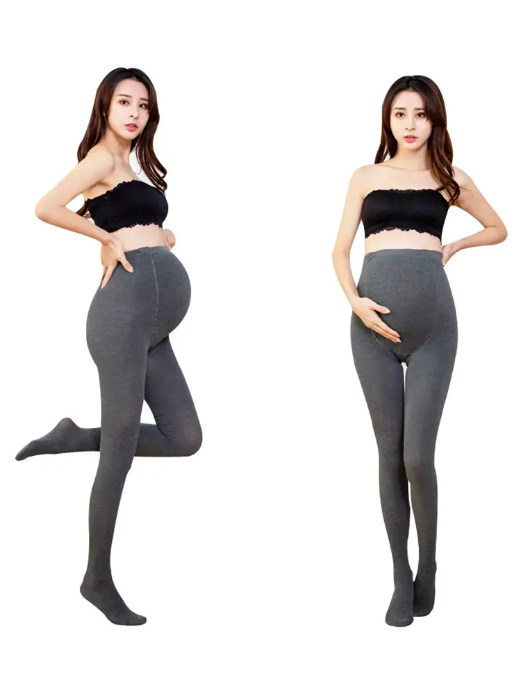 Pregnant Women's Fleece Leggings Large Size