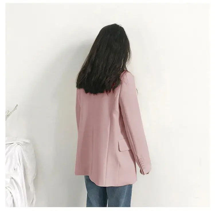 Women's White Blazer Spring Autumn Casual Jacket — feature 28