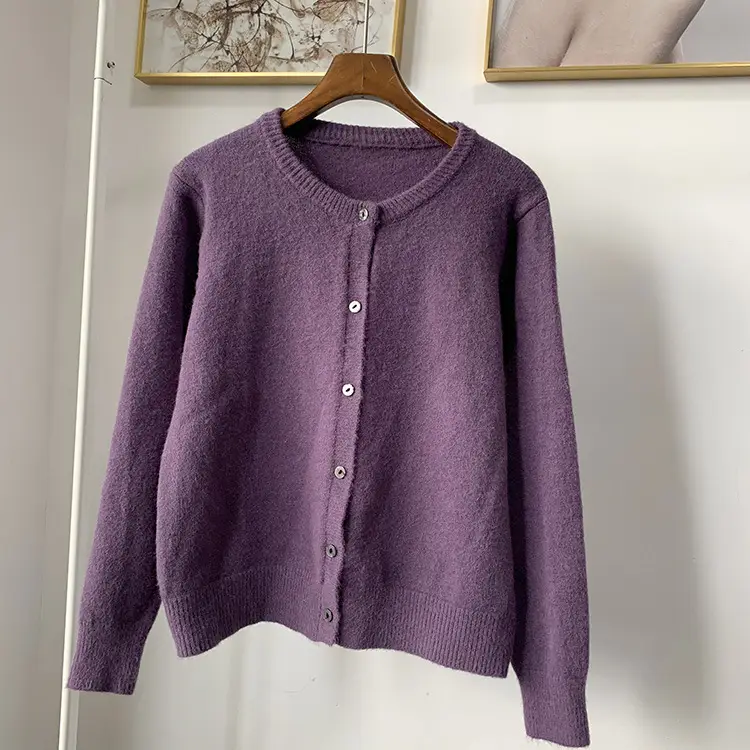 2025 Women's Black Knitted Casual Shirt with Chain Bag - Image 9