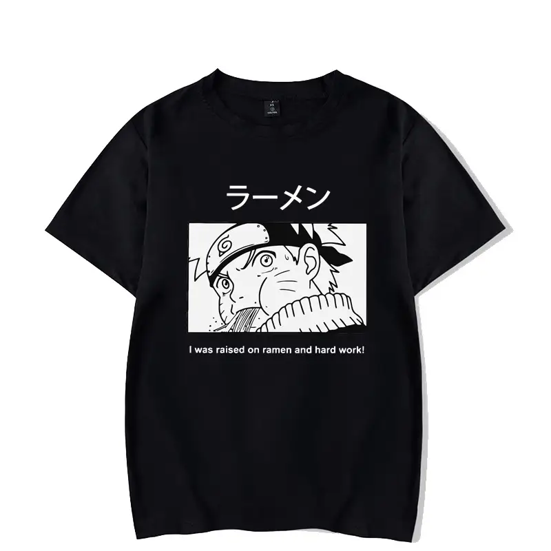Naruto Naruto T-Shirt Men Women Short Sleeve Korean Harajuku - Image 4