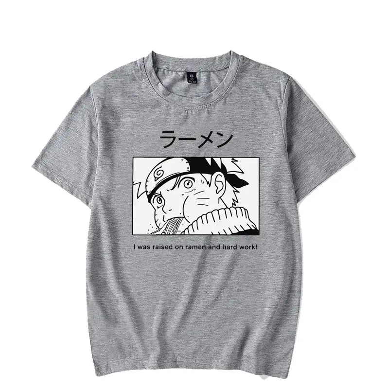 Naruto Naruto T-Shirt Men Women Short Sleeve Korean Harajuku - Image 3
