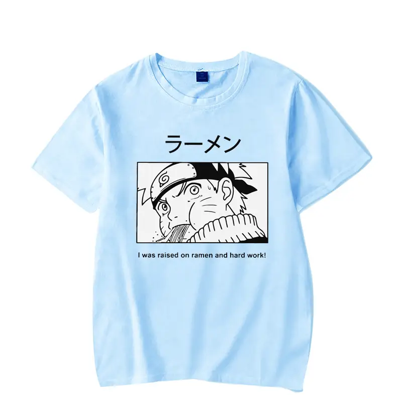 Naruto Naruto T-Shirt Men Women Short Sleeve Korean Harajuku - Image 5