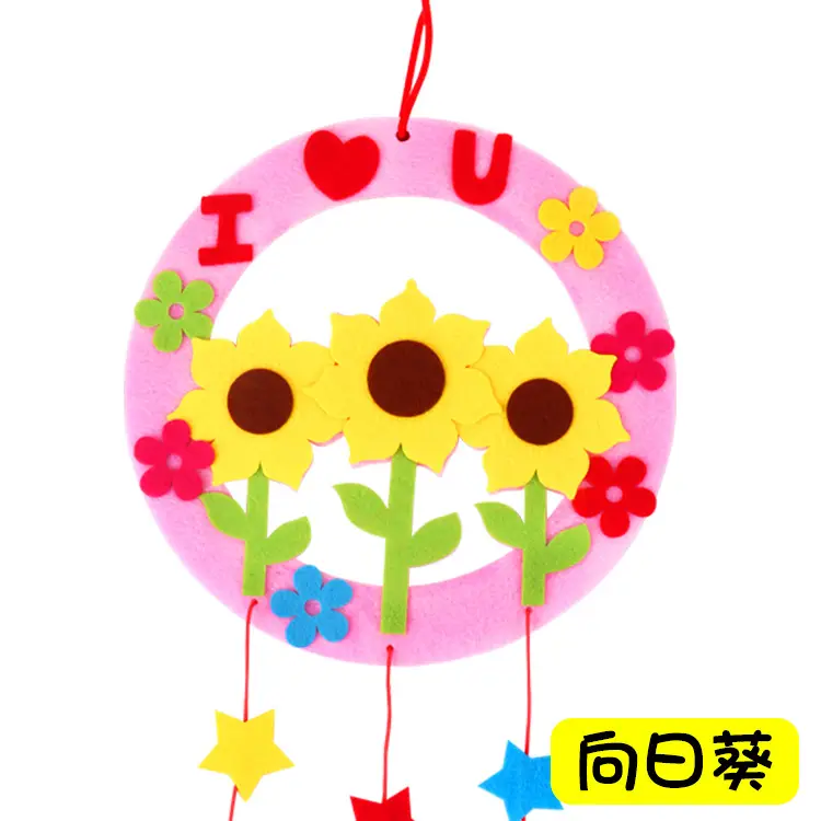 Children's Valentine Decorative Hanging Toy with Birds and Flowers - Image 7