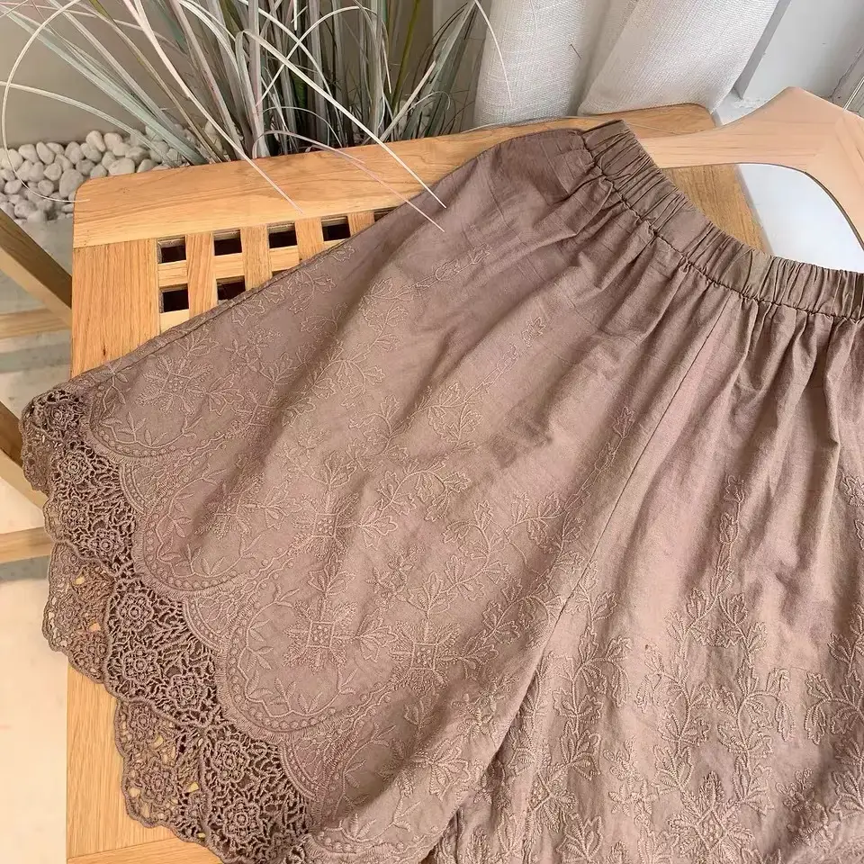 Japanese Style Cotton Linen Nightwear Set for Women - Image 4