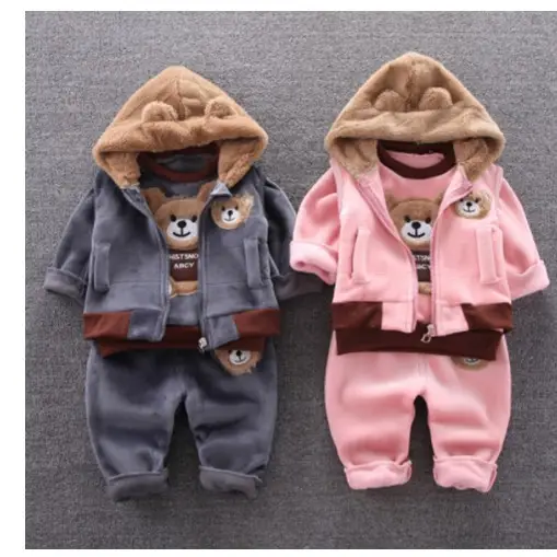 Children's clothing 2025 spring and autumn new children's clothing baby three-piece set girls spring clothing boys suit autumn wholesale