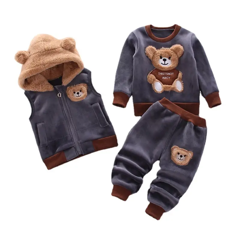 Children's clothing 2025 spring and autumn new children's clothing baby three-piece set girls spring clothing boys suit autumn wholesale