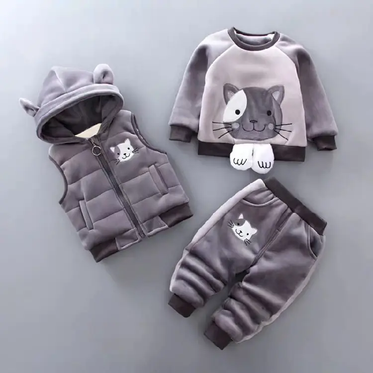 Children's clothing 2025 spring and autumn new children's clothing baby three-piece set girls spring clothing boys suit autumn wholesale