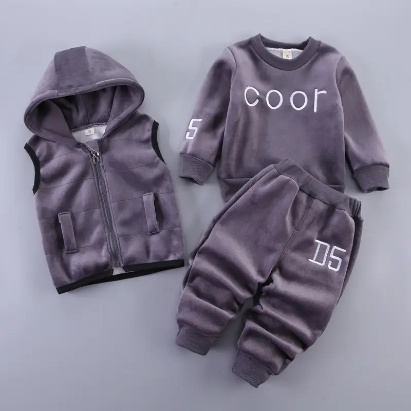 Children's clothing 2025 spring and autumn new children's clothing baby three-piece set girls spring clothing boys suit autumn wholesale