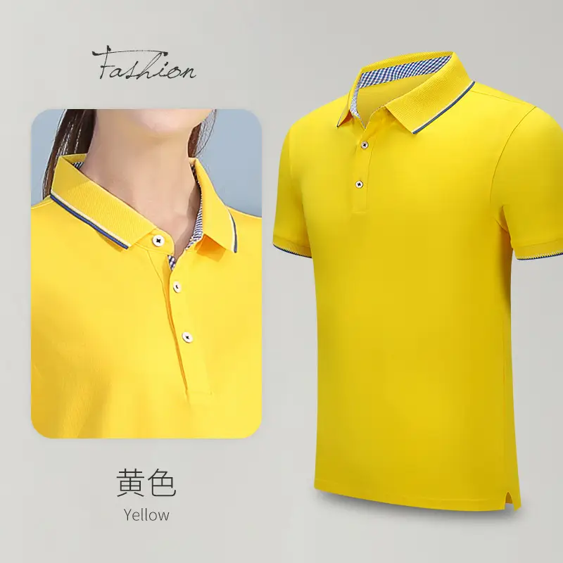 Men Blue Polo Shirt Collar Button Front Grey - Image 5