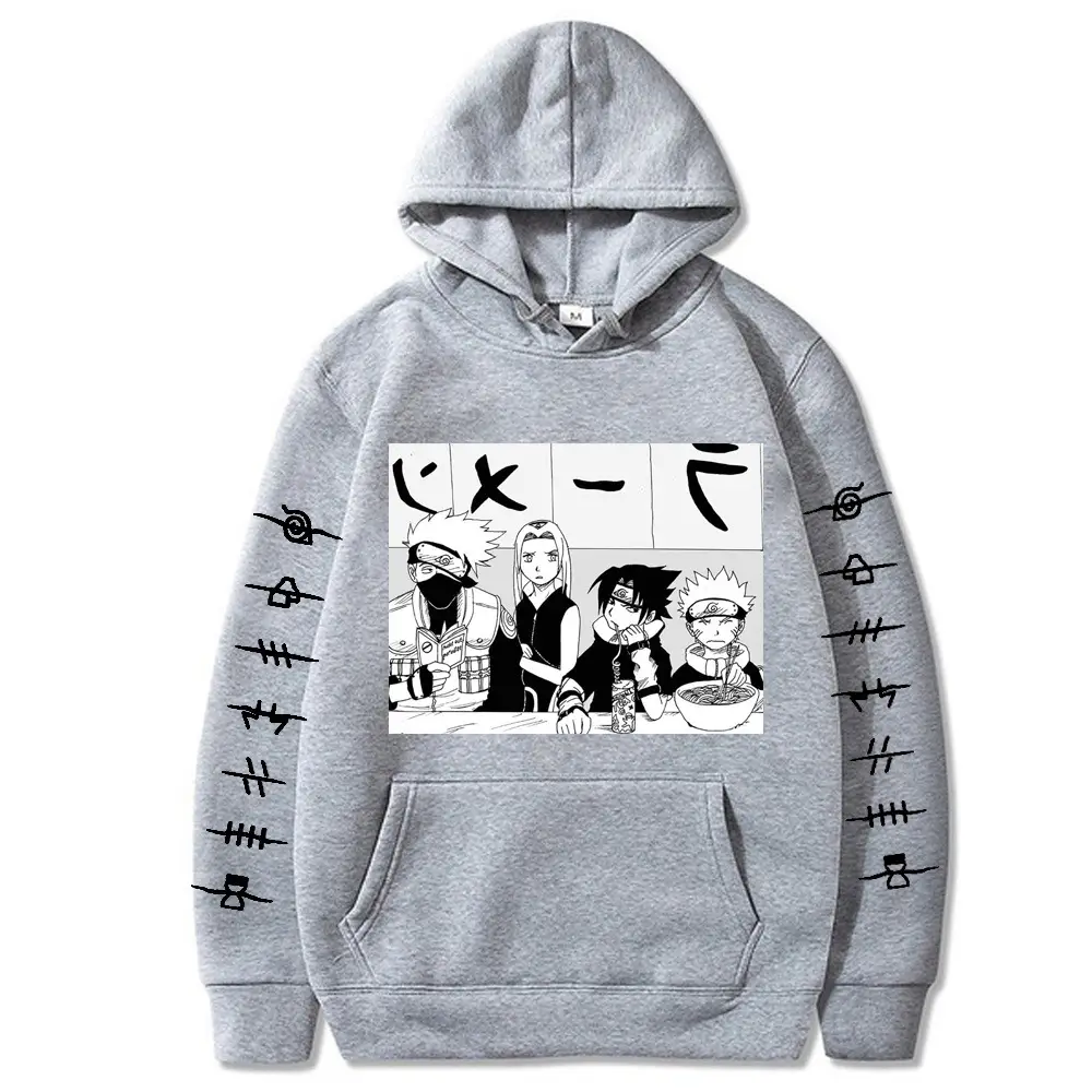Naruto Hoodie Plus Size Fleece Graphic Sweatshirt - Image 4