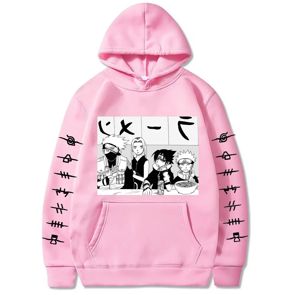 Naruto Hoodie Plus Size Fleece Graphic Sweatshirt - Image 6