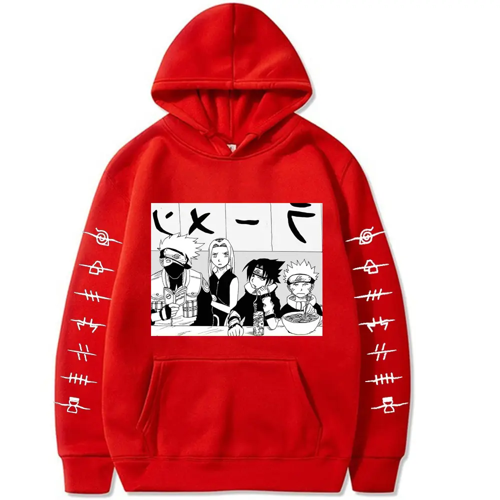 Naruto Hoodie Plus Size Fleece Graphic Sweatshirt - Image 3
