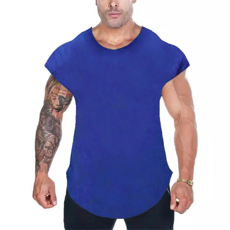 Men's White Sleeveless Cotton Vest Summer Fit - Image 3