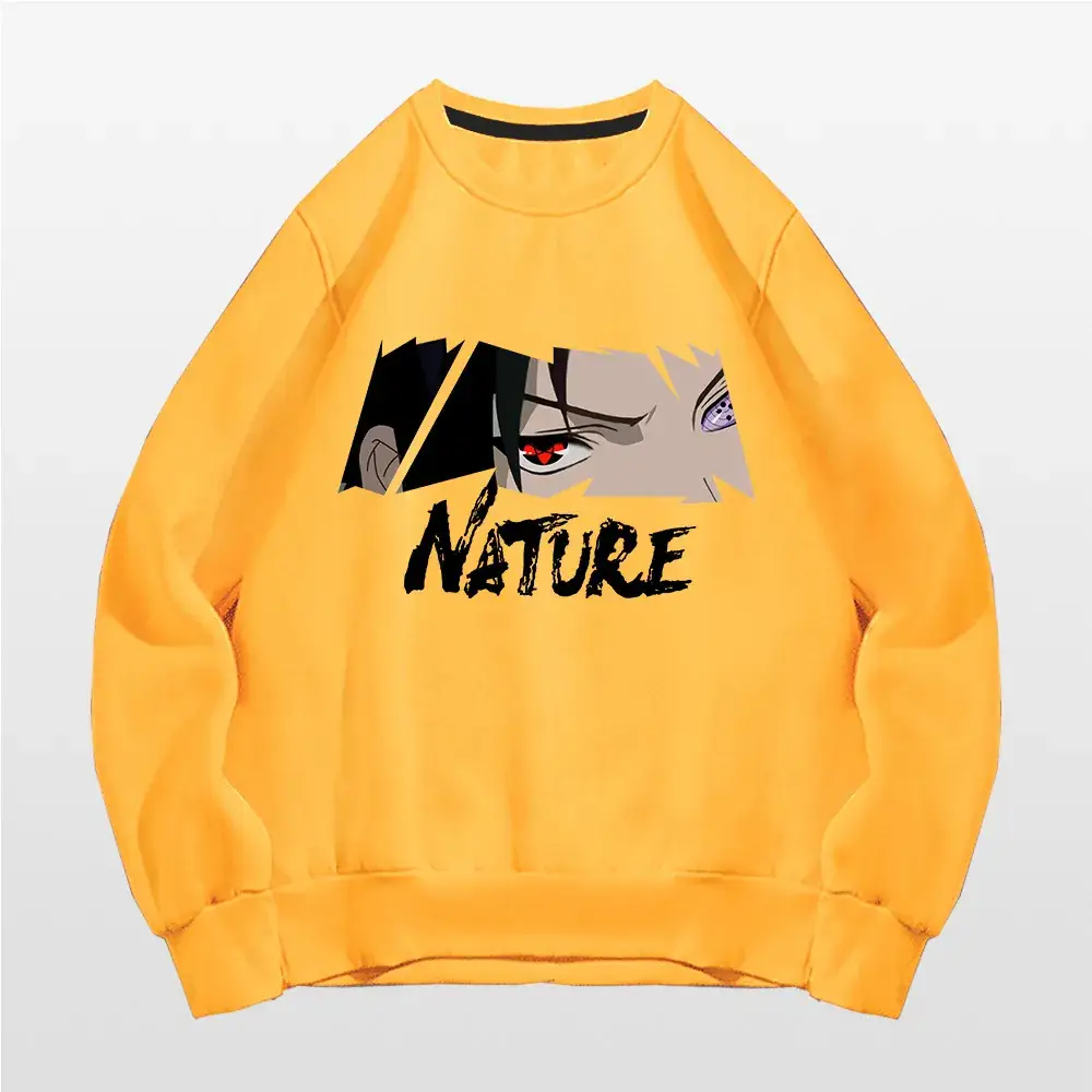 Naruto Naruto White Crewneck Sweatshirt Large