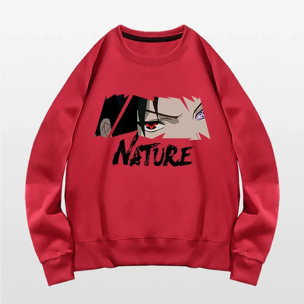 Naruto Naruto White Crewneck Sweatshirt Large